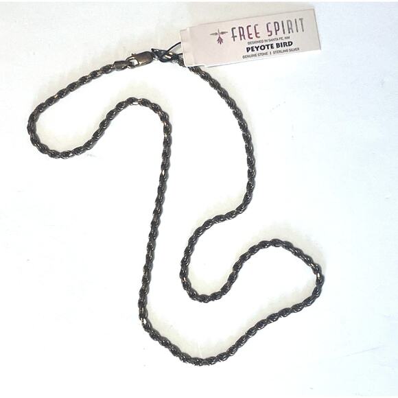 Peyote Bird Bronze Tone Sterling Silver Chain Necklace ~ New/NWT Sundance - Picture 2 of 5